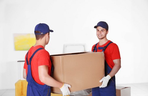 Man and van service helping with a move in Soho streets