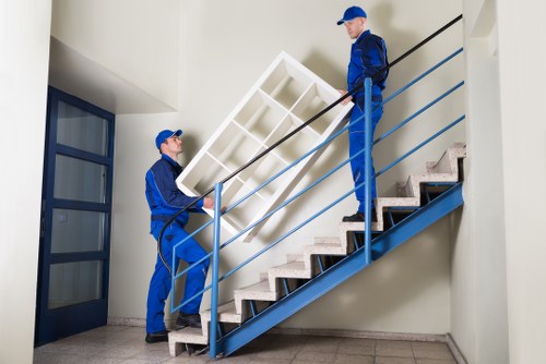 Example of moving items from a Soho apartment
