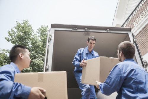 Packing and boxes for moving in Soho with protective materials