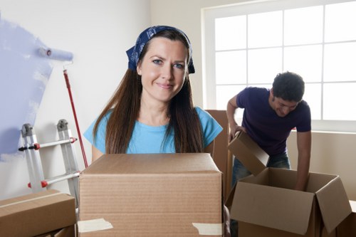 Commercial packing and unpacking services for a Soho office relocation