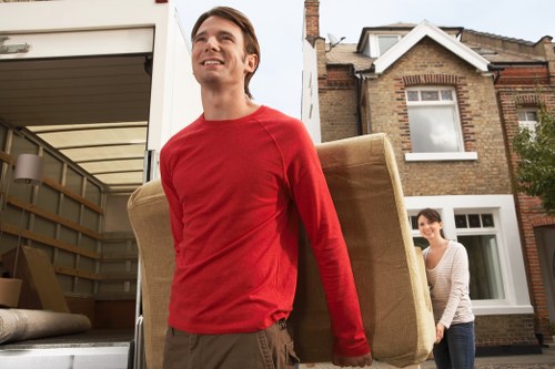Efficient office removals in Soho with movers loading equipment safely