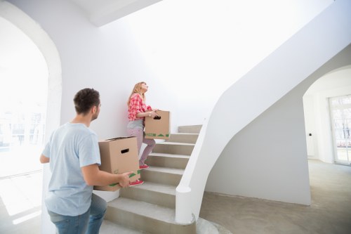 Support team assessing a moving service issue