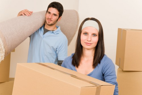 Furniture removals team managing delicate items in Soho