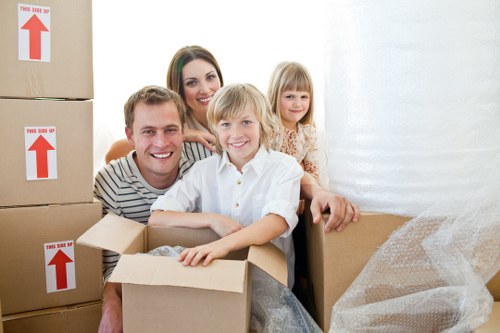 Safety checks and careful handling during a man and van move