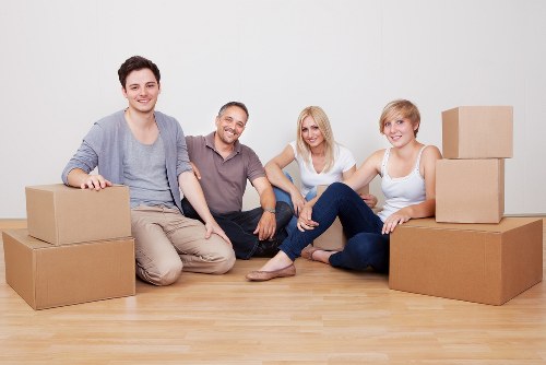 Professional removals team loading a van for same day moving in Soho